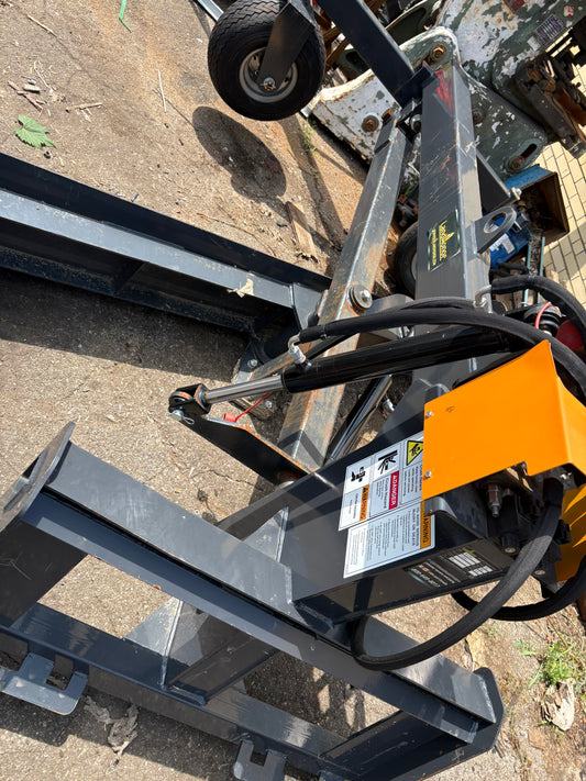 Skid steer grader blade