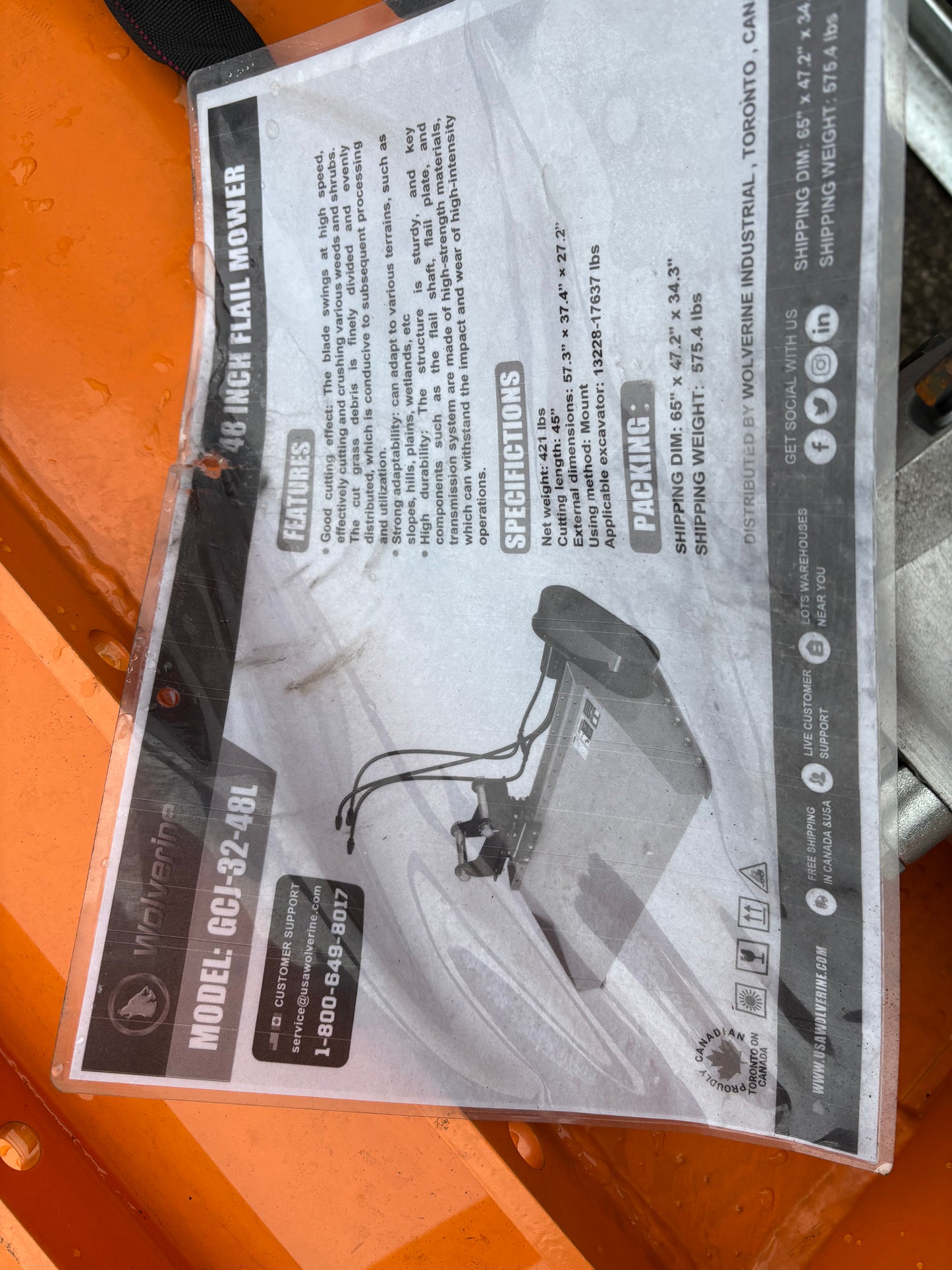 Wolverine 48in Flail Mower