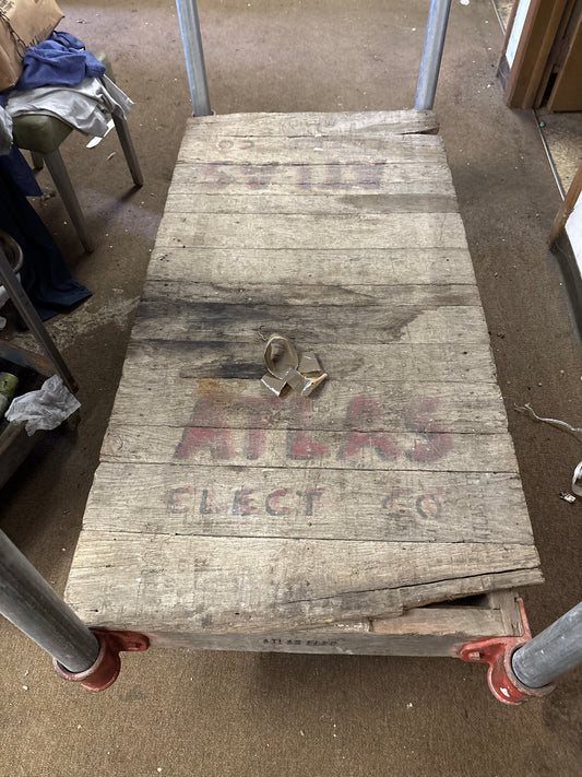 Antique wooden cart
