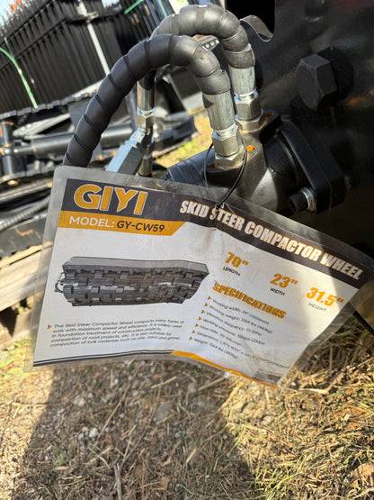 Skid steer compactor