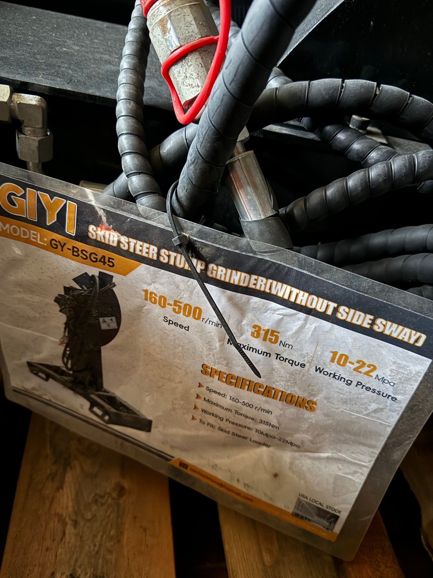 Stump Grinder for Skid Steer / Tractor