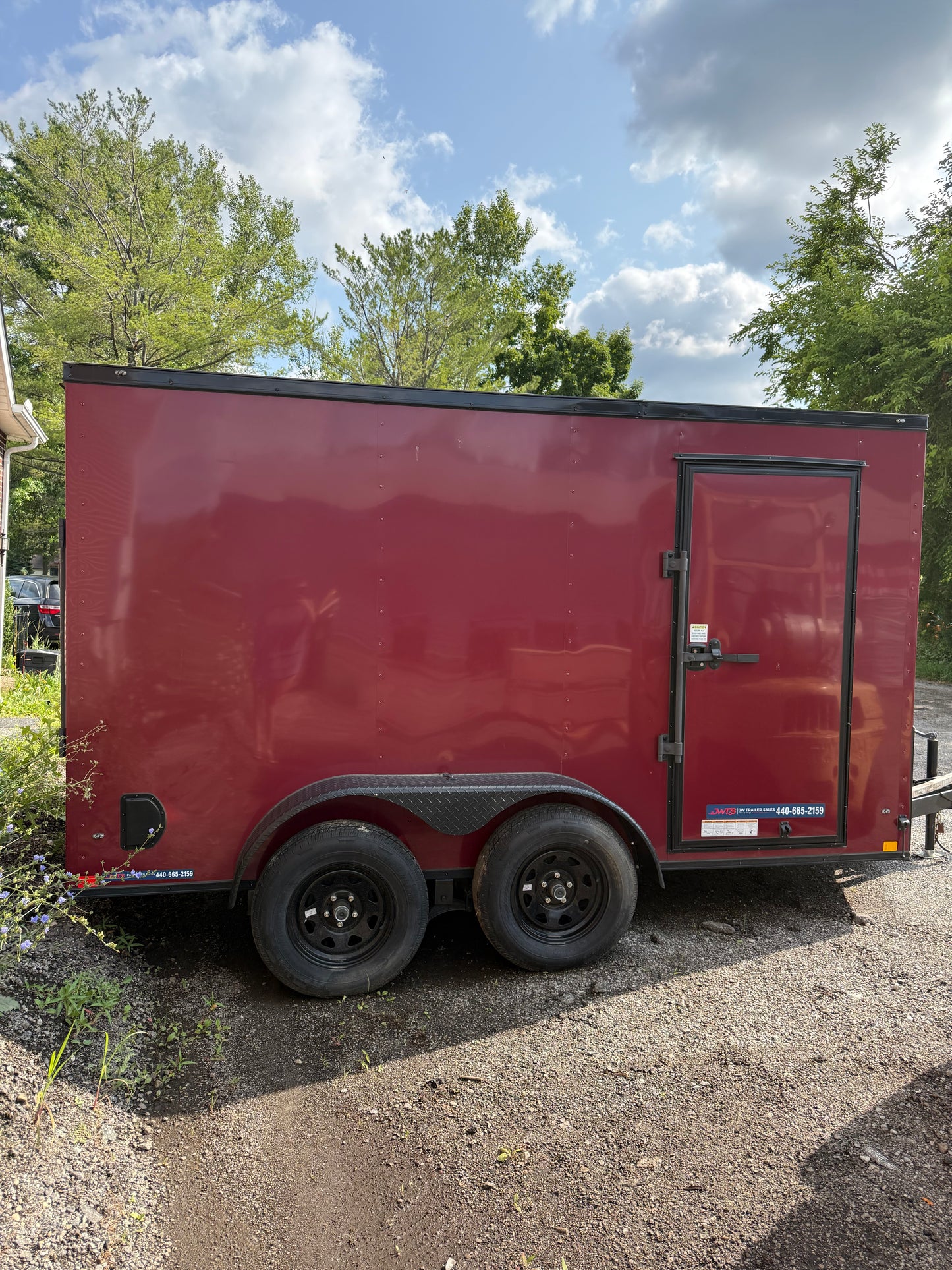 2025 New Enclosed Black Diamond 6x12 Trailer
