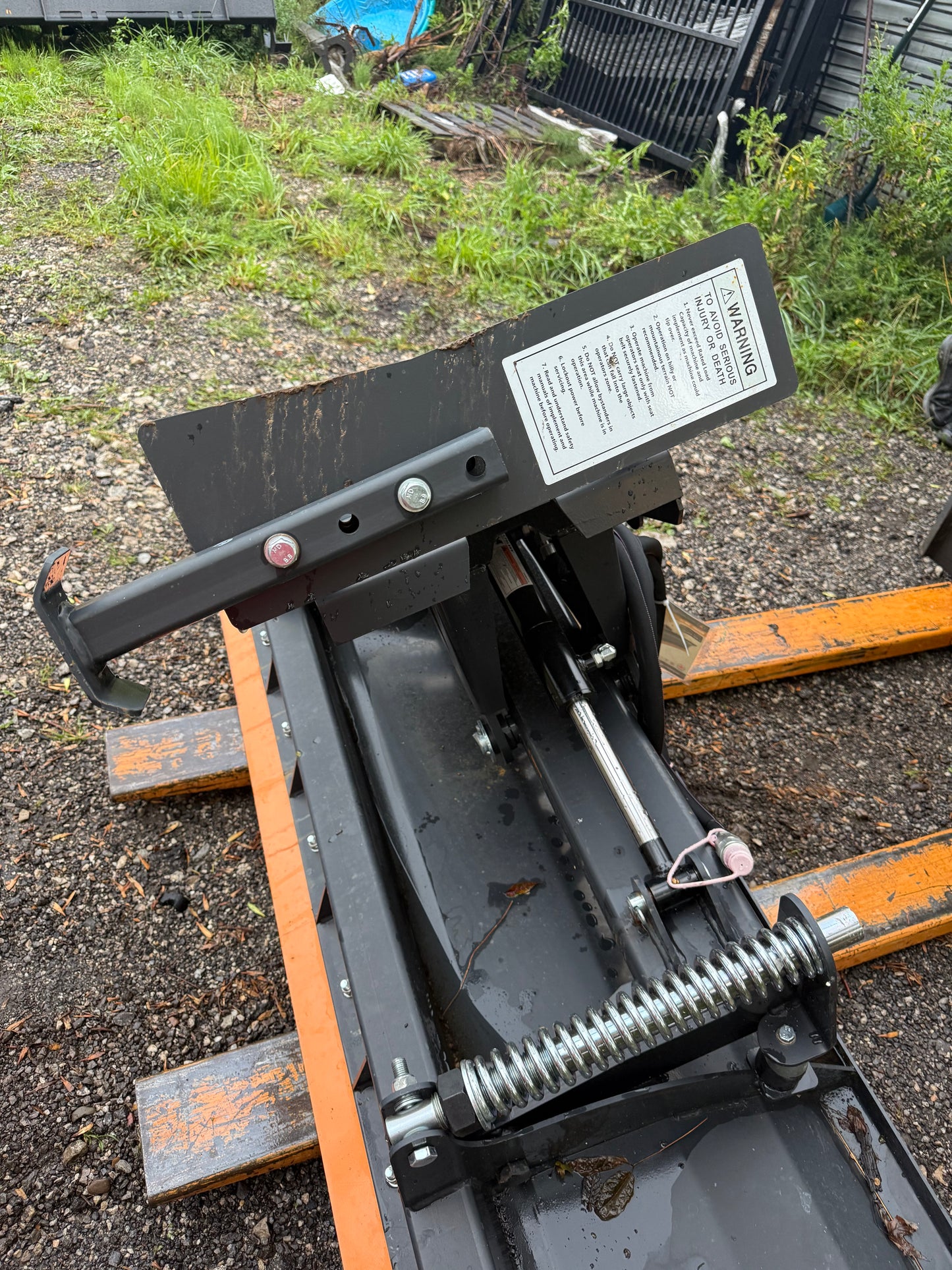 84” Wolverine Snow Plow for Skid Steer / Tractor