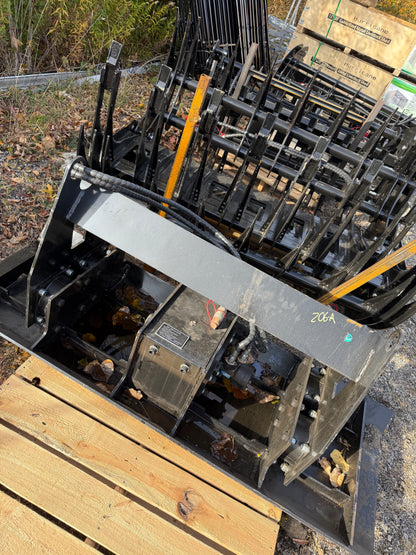 Plate tamper for skid steer