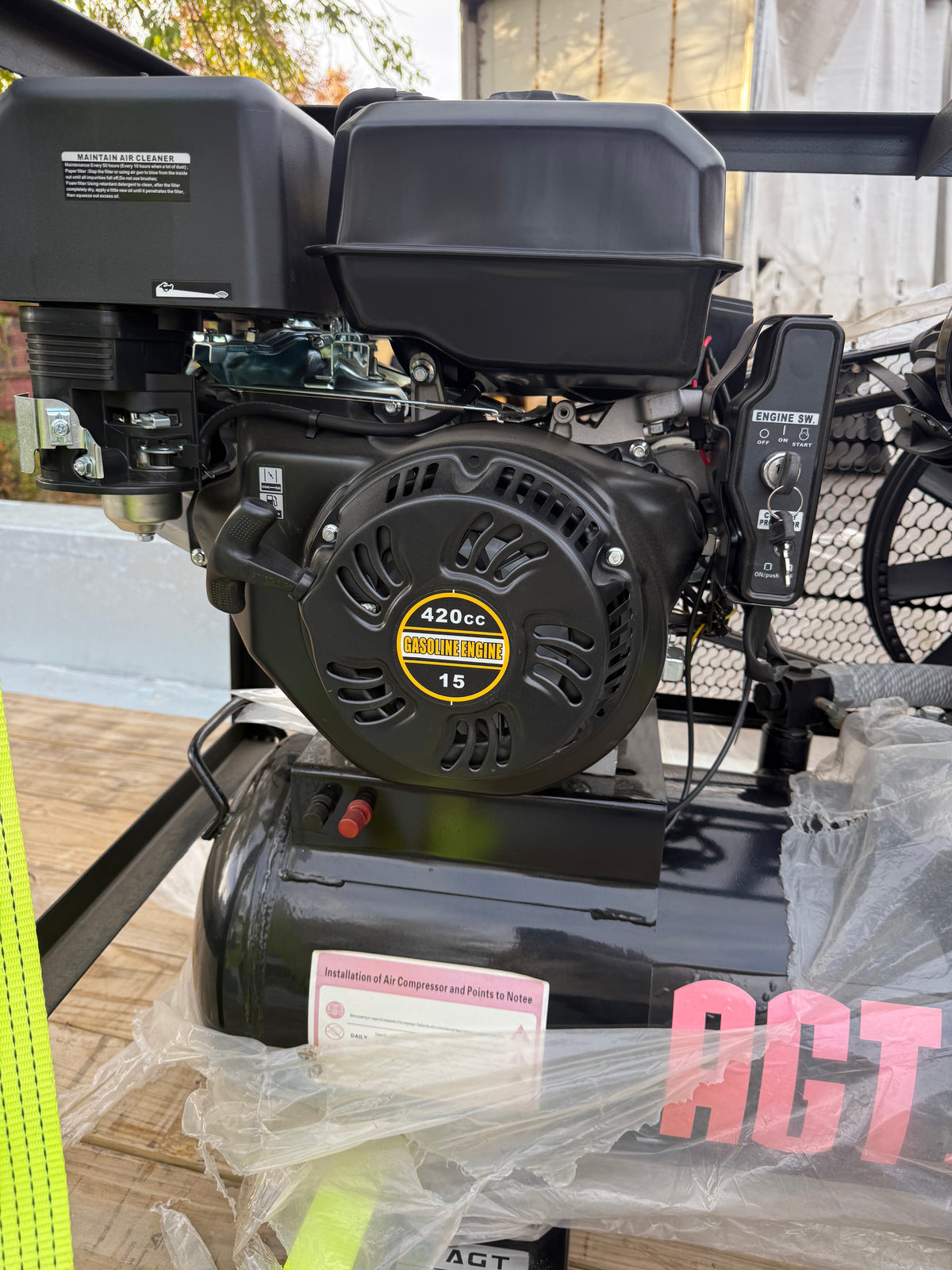 AGT Gas Powered Air Compressor