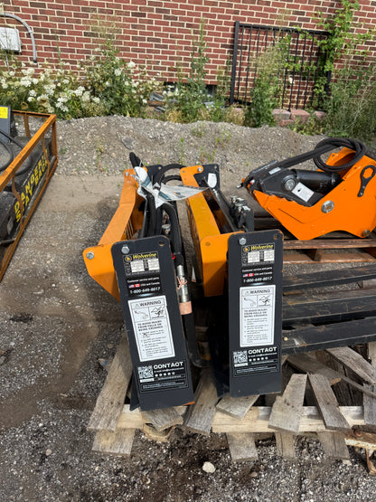 Hydraulic Side Shift Pallet Forks for Skid Steer / Tractor