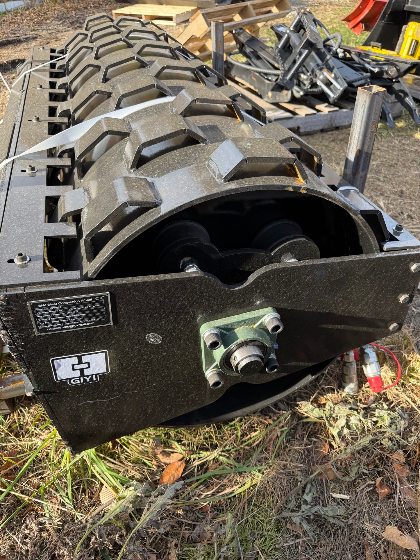 Skid steer compactor
