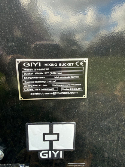 Mini skid steer 4 in 1 bucket