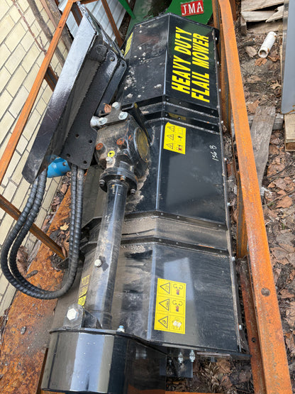 Flail mower for skid steer