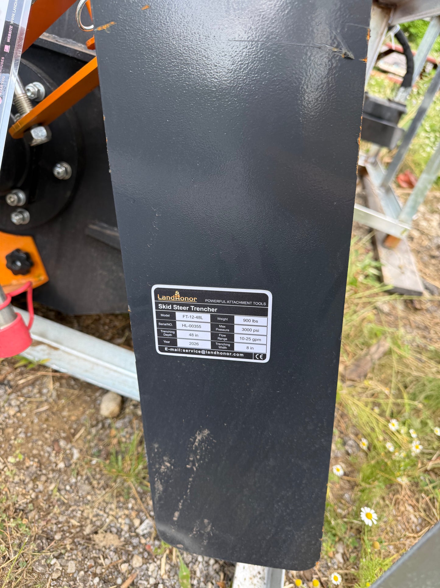 48” LandHonor Trencher for Skid Steer / Tractor