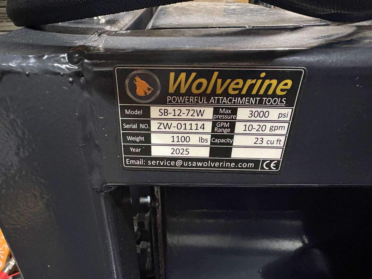 72" Wolverine Screening Bucket for Skid Steer / Tractor