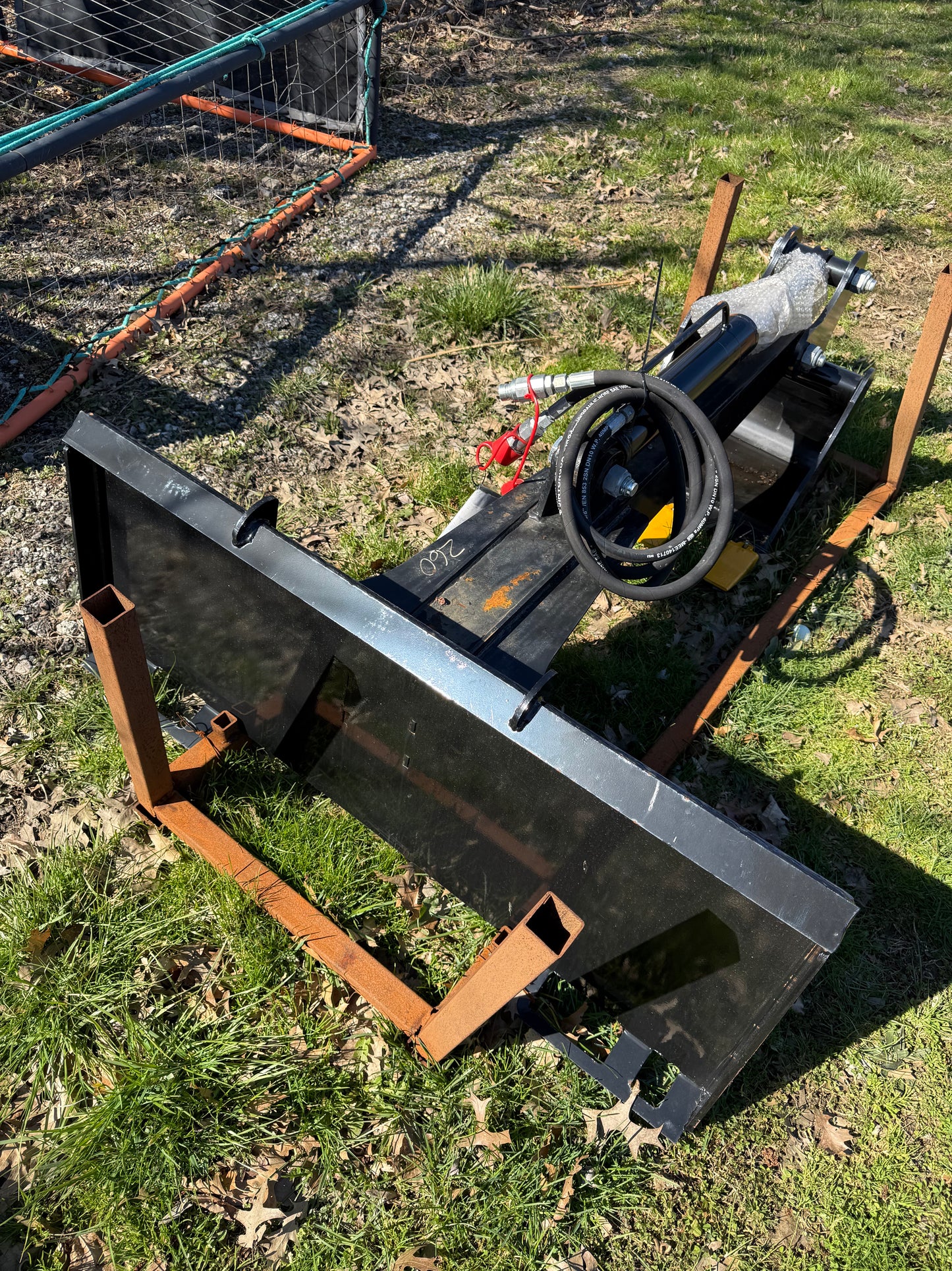 Skid steer backhoe