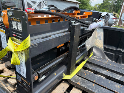 Skid steer adjustable forks