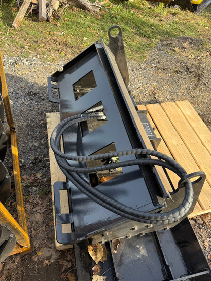 Plate tamper for skid steer