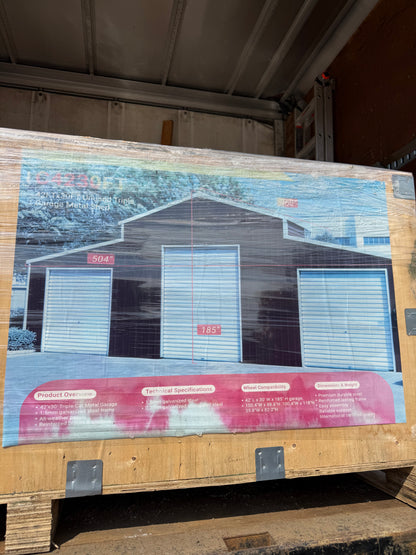 42’ x 30’ Triple Garage Metal Shed Building