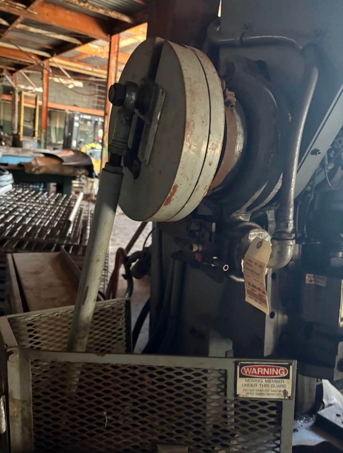 27 ton south bend press with fed