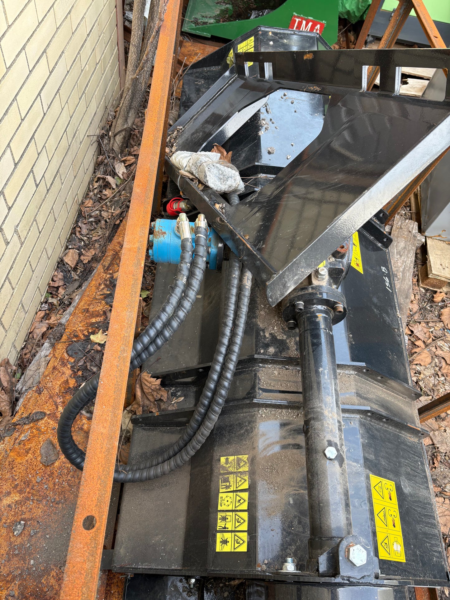 Flail mower for skid steer