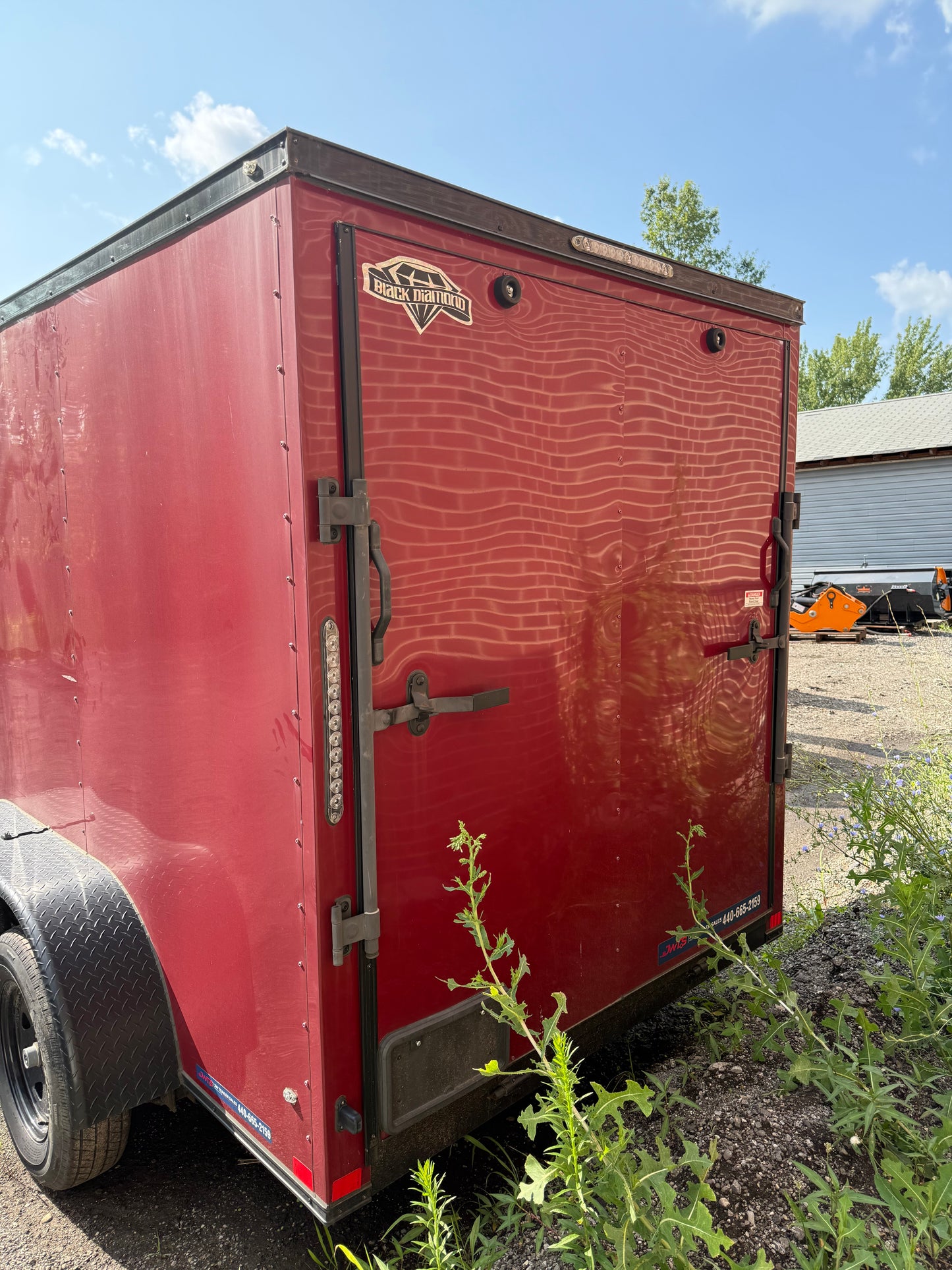 2025 New Enclosed Black Diamond 6x12 Trailer