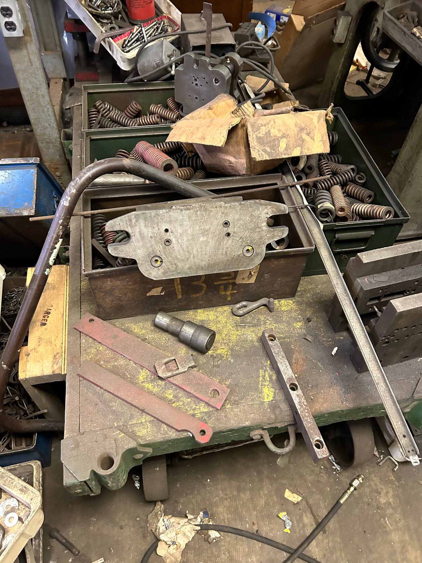 Antique warehouse cart