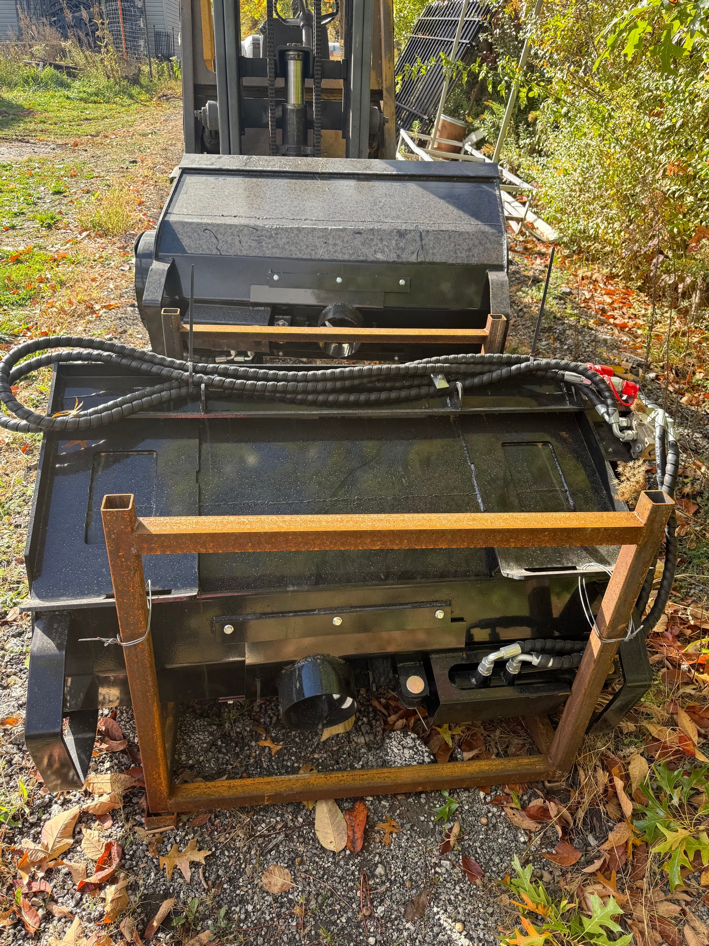 Mini skid steer 4 in 1 bucket