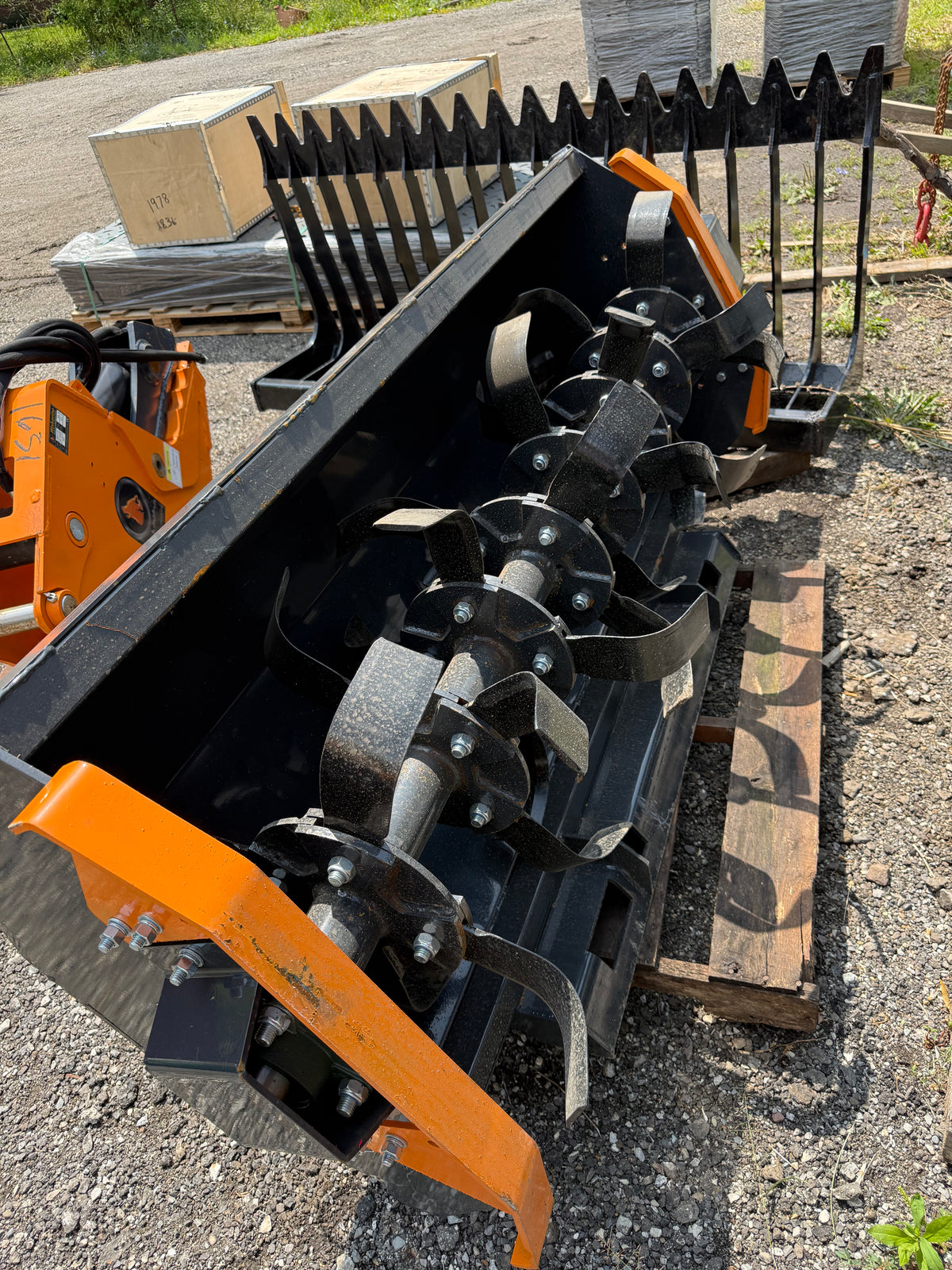 66” LandHonor Heavy Duty Rotary Tiller for Skid Steer / Tractor