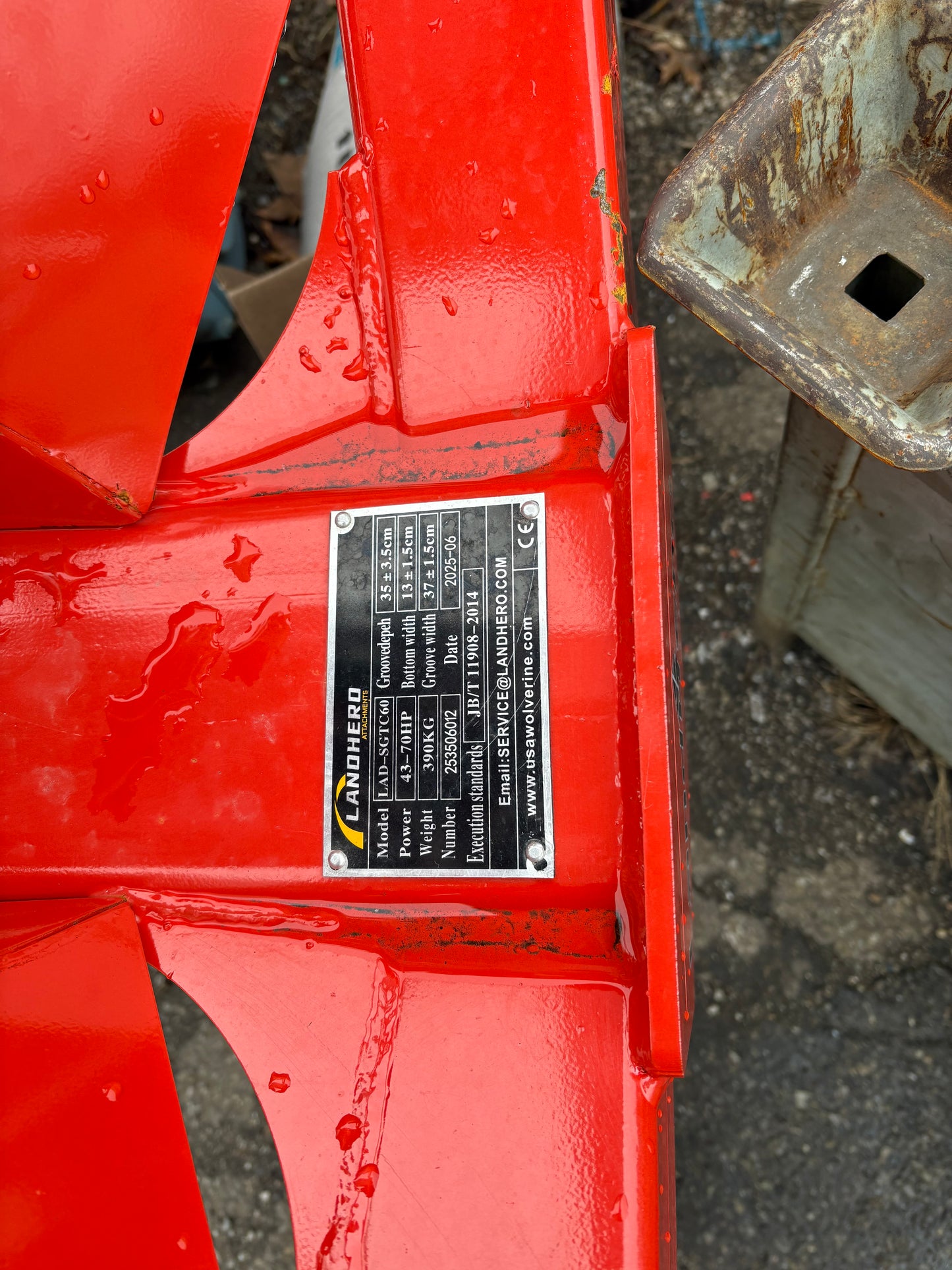 Landhero 3pt Hitch Double Disc Furrower