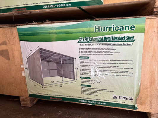 Metal shed