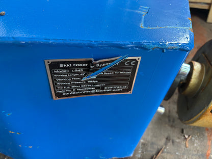 Skid steer log splitter