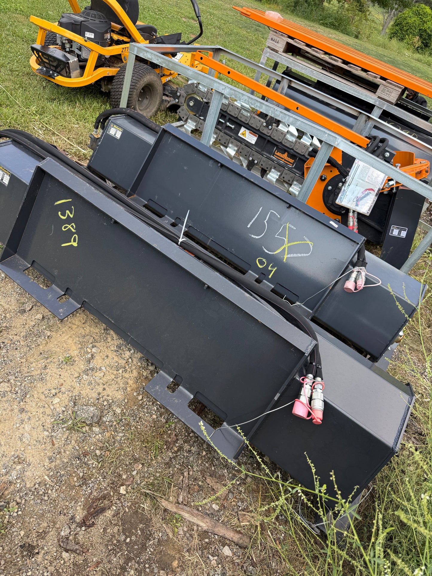 72” Wolverine Hydraulic Rotary Tiller for Skid Steer / Tractor