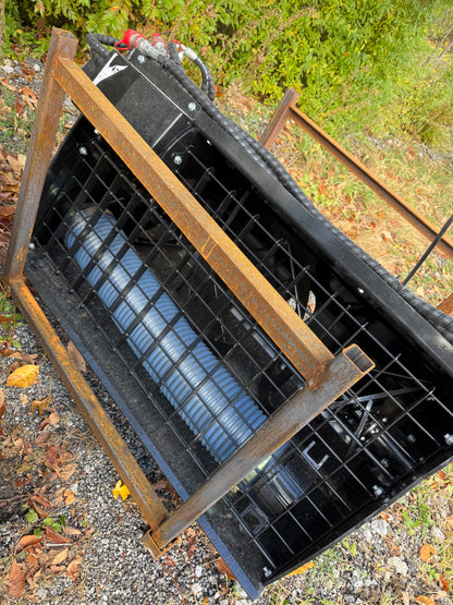 Mini skid steer 4 in 1 bucket