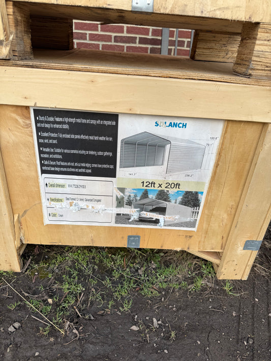12 x 20ft carport