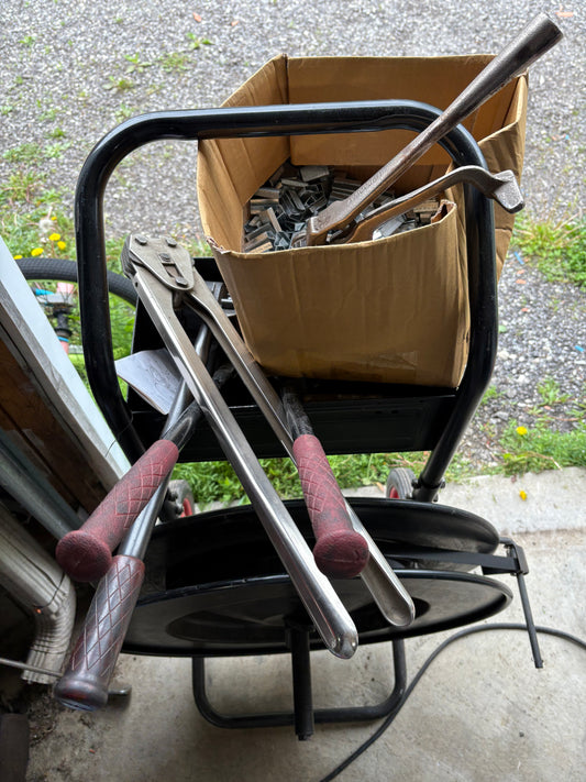 Banding cart and tools