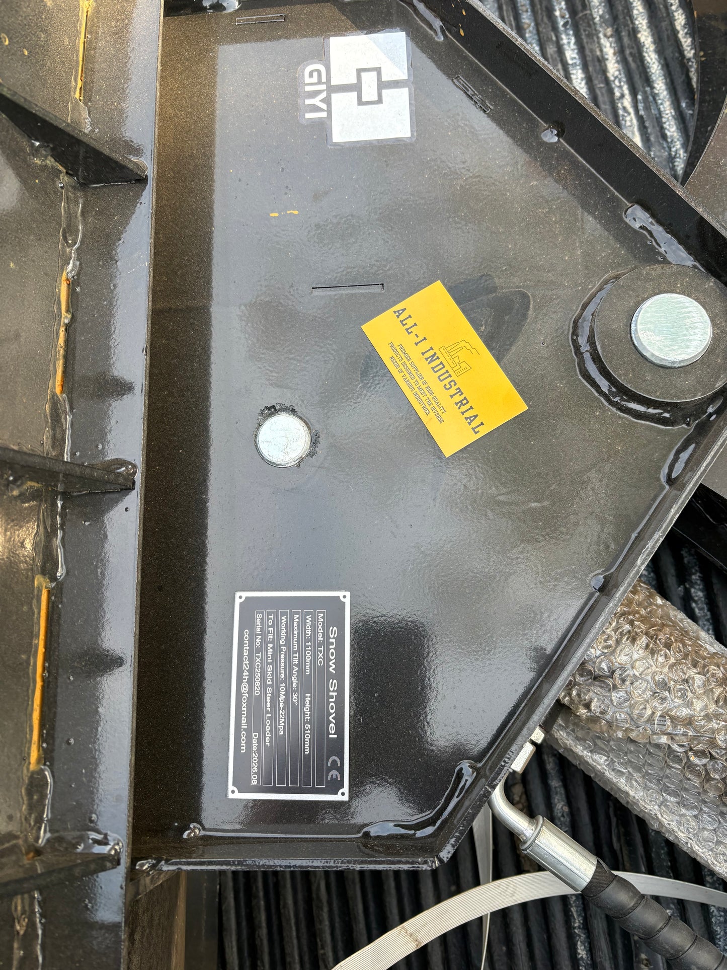 Mini Snow Blade for Skid Steer